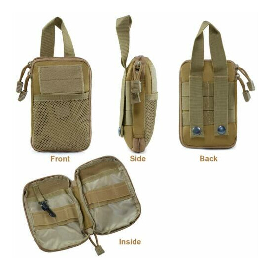 MOLLE Handy Pocket Tactical Utility Pouch Gadget Gear Organizer Waist Bag US {4}
