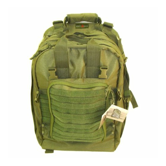 Olive Deluxe Mini Hospital Military Medic Backpack Survival Emergency Kit Bag {1}