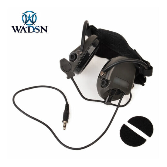 Tactical Hunting airsoft hanging Noise Reduction Communication Headset {9}