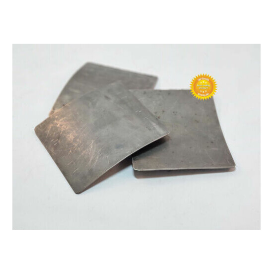3 pcs Titanium special durable plates for body protection 105*125 mm thick 1.5mm {2}