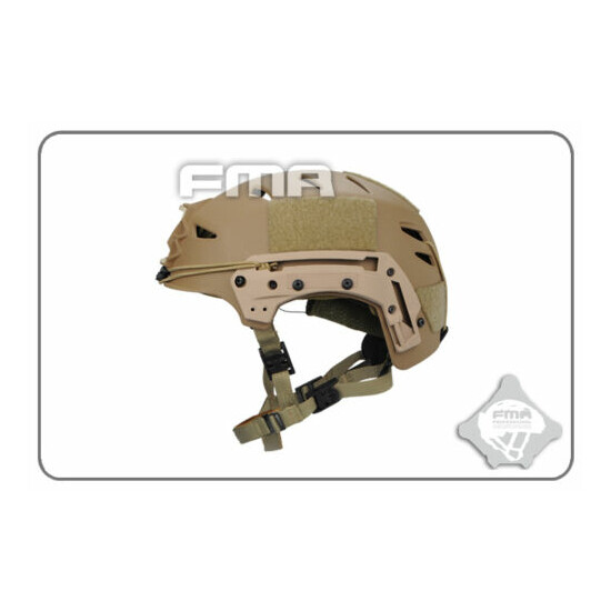 FMA MIC FTP BUMP Helmet EX Simple System Tactical Airsoft Black / Sand {16}