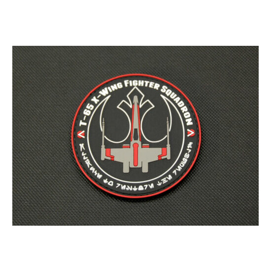 Star Wars X-Wing Red Squadron PVC Patch Rebel Alliance Poe Dameron {1}