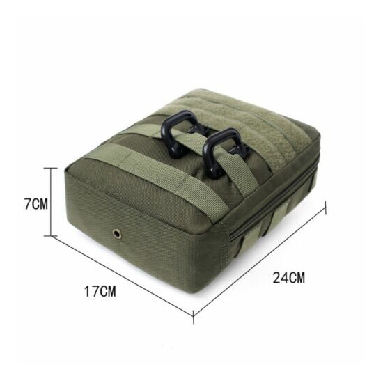 Tactical Molle Pouch Bag Emergency First Aid Kit Military Waist Pack Travel Bag {20}