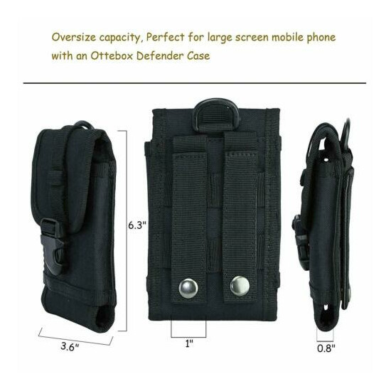 Universal Tactical Molle Cell Phone Pouch Belt Pack Bag Waist Pouch Case Pocket {6}