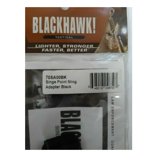 BlackHawk Tactical Single Point Sling Adapter Black BIN#27 {2}