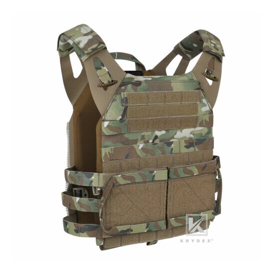 KRYDEX JPC 2.0 Jump Plate Carrier MOLLE Panel Tactical Body Armor Vest Camo {5}