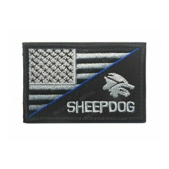 Embroidered Patch SHEEP DOG Army Military Decorative Patches Tactical {45}