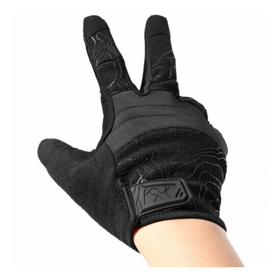 US Outdoor Military Tactical Full Finger Gloves Combat Airsoft Shooting Cycling {19}