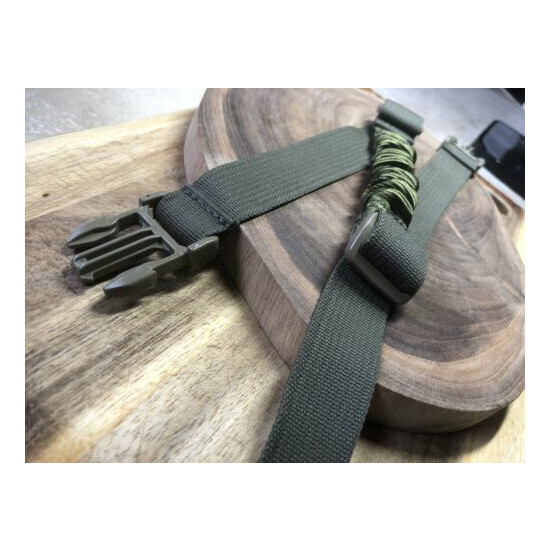 Tactical Chest Rig Bungee Strap, Ranger Green/TN. {2}