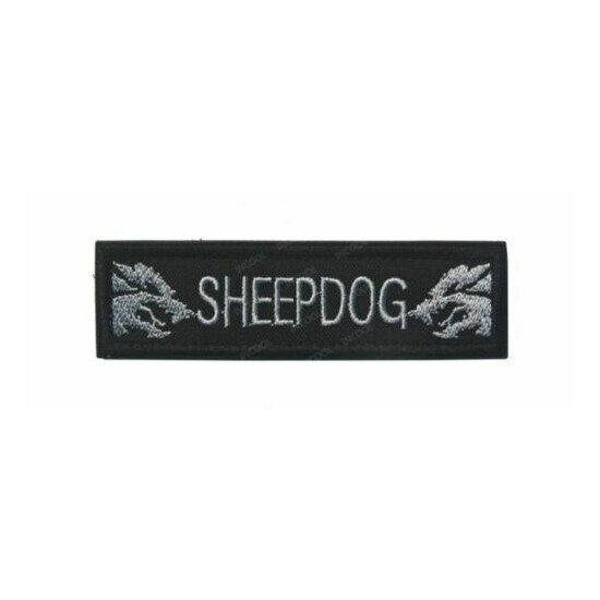 Embroidered Patch SHEEP DOG Army Military Decorative Patches Tactical {41}