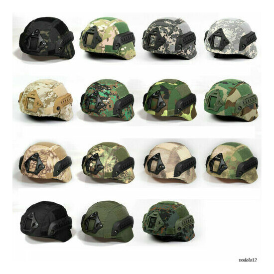 Hunting Paintball Camouflage Helmet Cover Cloth for MICH2000 Tactical Helmet {1}