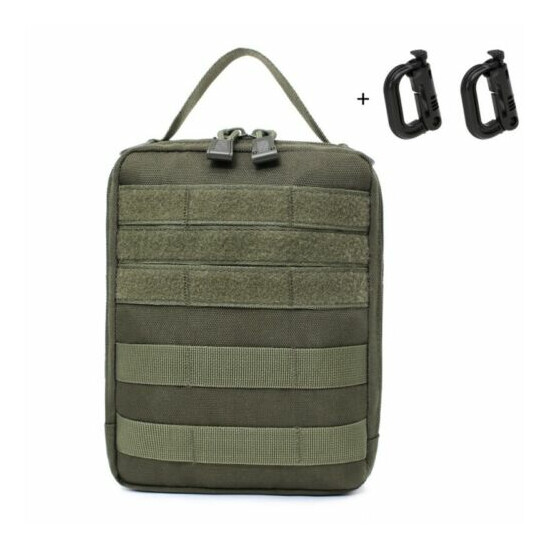 Tactical Molle Pouch Bag Emergency First Aid Kit Military Waist Pack Travel Bag {10}