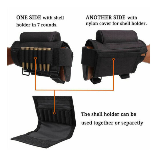 Outdoor Adjustable Hunting Molle Tactical Pistol Gun Holster Bullet Pouch Holder {23}