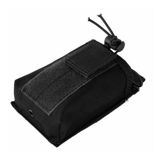 Molle Adjustable Tactical Radio Pouch Heavy Duty Walkie Bag Talkie Belt Holder {4}