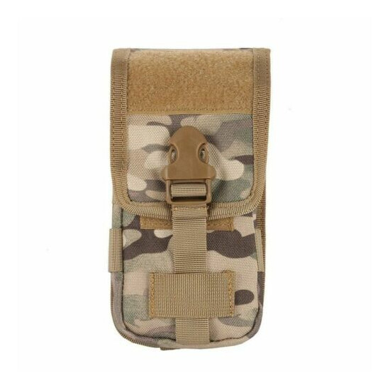 Men Tactical Cell Phone Belt Pack Universal Bag Molle Waist Holster Pouch Case {16}