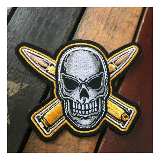 Skull with Crossed Bullets Patch {1}