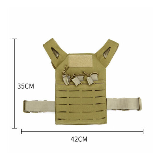Kids Military armor Army JPC Vests Combat Tactical Vest Molle Plate Carrier Vest {8}
