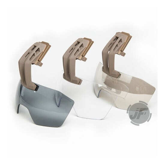 Tactical Helmet Goggles Anti-Fog Lens Fix Arm Visor Shield Fit L4 Wilcox Shroud {4}