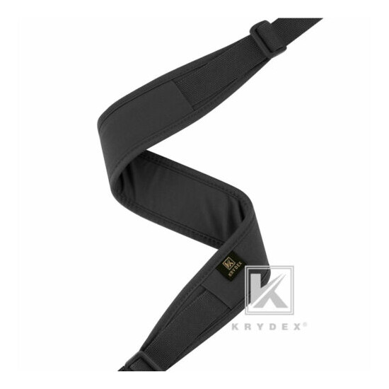 KRYDEX Tactical Sling Strap Modular Slingster Pull Tab 2Point Quick Adjust Black {8}