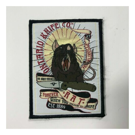 Ontario Knife Rat Morale Patch Shot Show 2020 {1}