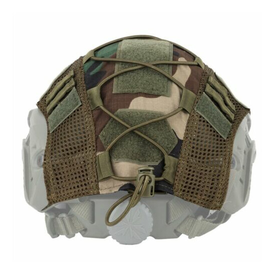 Tactical Military Helmet Camo Cover for FAST Airsoft Paintball Hunting Shooting {6}
