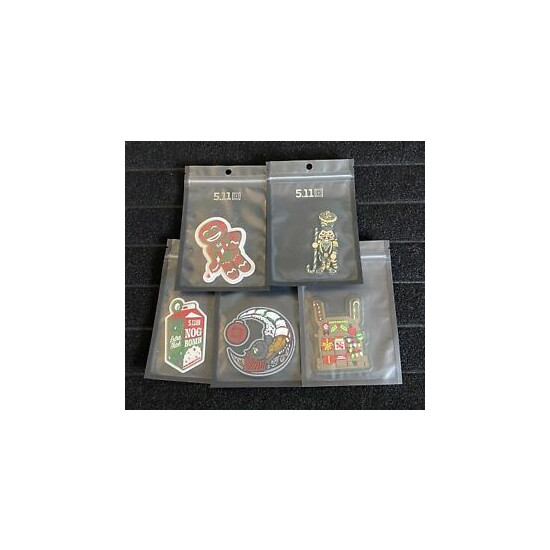 5.11 Tactical - Holiday 2020 patches (set of 5). FREE SHIPPING!! {1}