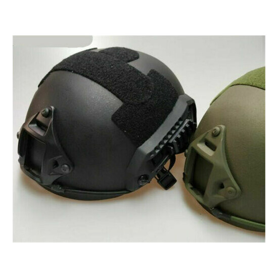 Army UHMW-PE Ballistic IIIA Bullet Proof Helmet M/L Black/Army Green FAST Helmet {10}