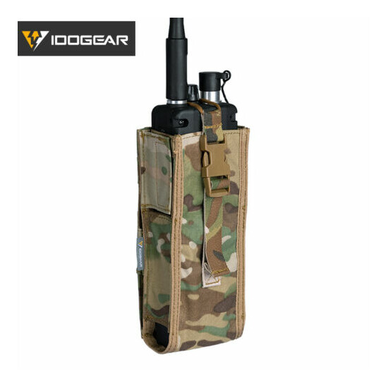 IDOGEAR Tactical Radio Pouch For PRC148/152 Walkie Talkie Holder MBITR MOLLE {12}