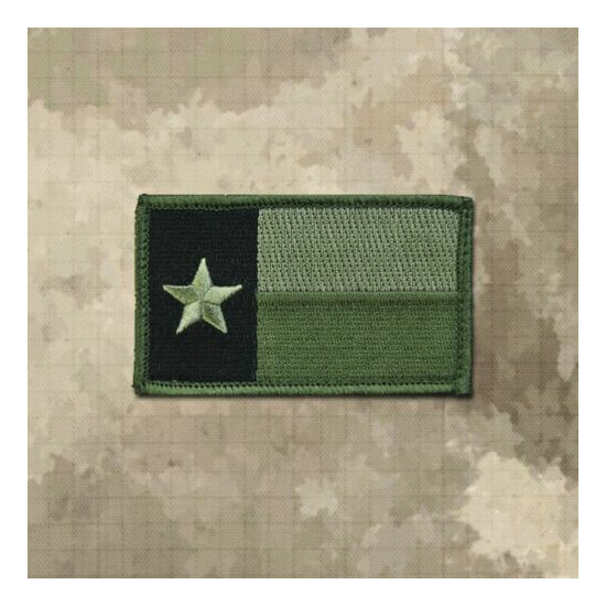 Subdued TEXAS State Flag Morale Patch {3}