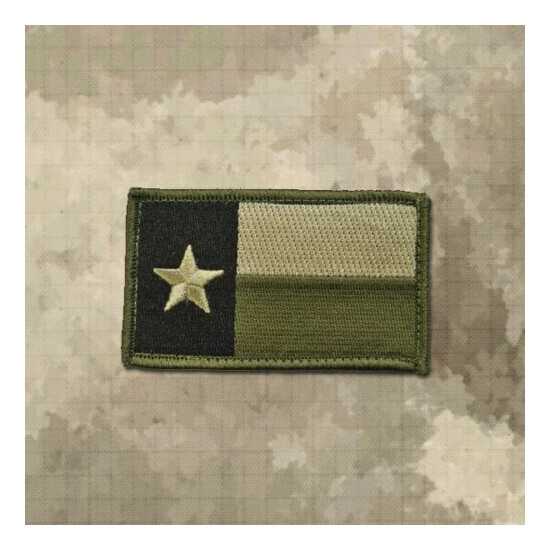 Subdued TEXAS State Flag Morale Patch {4}
