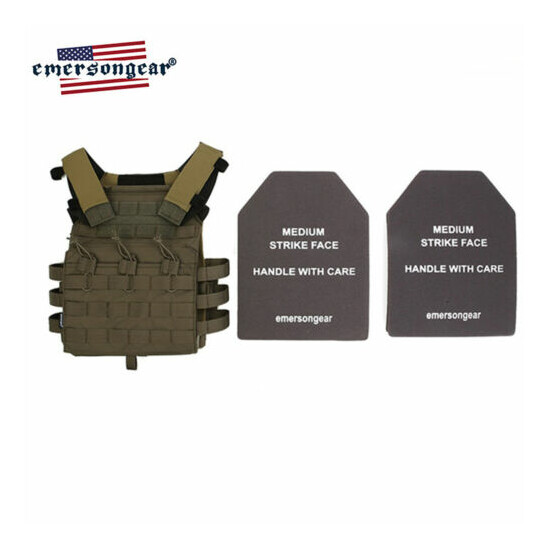 Emersongear Tactical JPC MOLLE Jump Plate Carrier Combat Vest Hunting Airsoft RG {6}