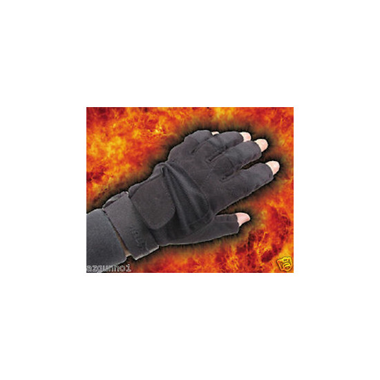 BlackHawk 8071 Spec Ops Light Assault Gloves BLACK XX-Large, Half Finger {1}