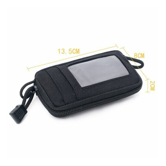 Portable Waterproof Coin Purse Wallet Travel Set Coin Card Slot Tactical key Bag {4}