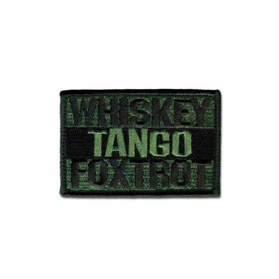 Tactical Combat Backpack Morale Embroidered Patch Badge Hook and Loop - Whiskey {9}