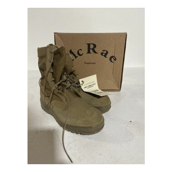 New McRae Men's Size 9.5R Army Combat Boots Hot Weather US Military NICE {1}