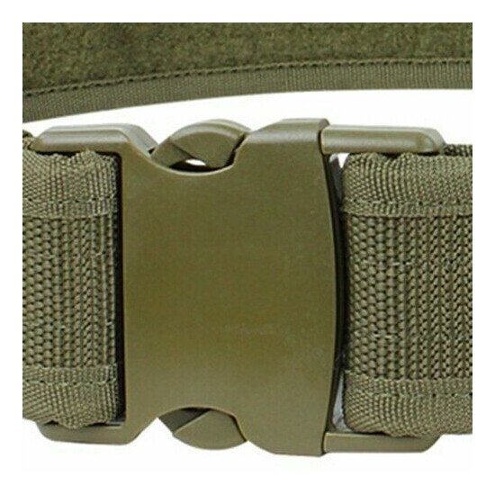 2.5" Tactical Belt Waist Band Strap Girdle Waistband with 2 Small Magazine Pouch {7}
