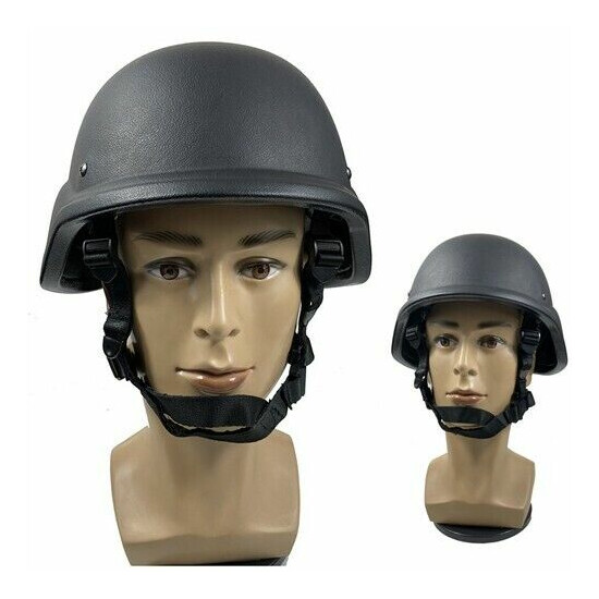 UHMW-PE Ballistic IIIA Bullet Proof BK M88 Full Helmet w/ Face Guard Shield Mask {3}