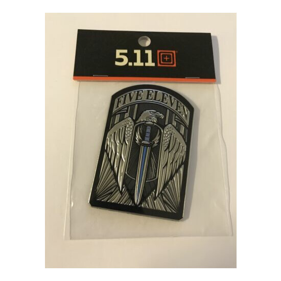 5.11 TACTICAL Morale Patch TBL Eagle Thin Blue Line Sword New {1}