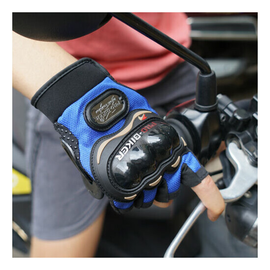 Outdoor Sports Gloves Half-finger Hard Knuckle Riding Tactical Motorcycle Gloves {10}