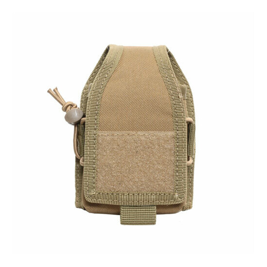 Military Tactical Molle Radio Pouch Interphone Storage Bag Walkie Talkie Holder {22}
