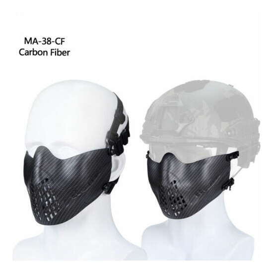 WoSporT Tactical Protective Mask Dual-Mode Headband System M07 Navigator Mask {26}