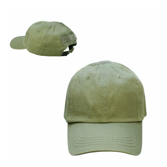 Hat Adjustable Back Strap OD Tactical Team Cap Military Special Swat Operator {1}