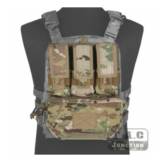 Emerson MOLLE Tactical Assault Pack Bag Plate Carrier Back Panel w/ Mag Pouches {2}