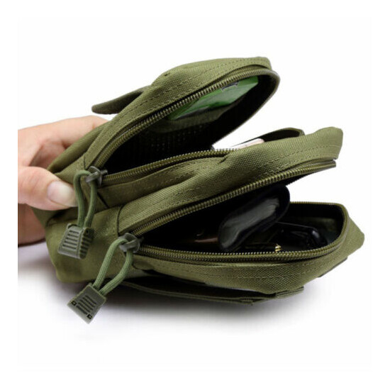 Tactical Molle Pouch EDC Multi-purpose Belt Waist Pack Bag Utility Phone Purse {24}