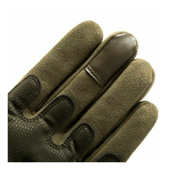 Super Hard Knuckle Tactical Gloves Full Finger Army Combat Gloves Shooting Glove {9}