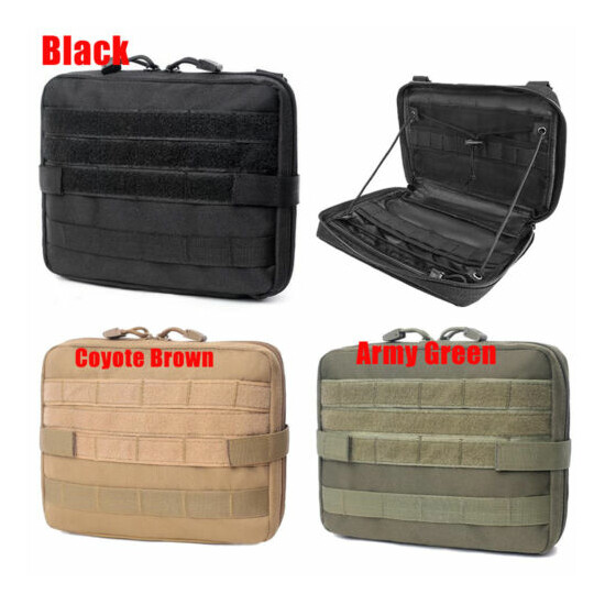 US Tactical Molle Pouch EDC Belt Waist Military Waist Bags Fanny Pack Bag Pocket {25}