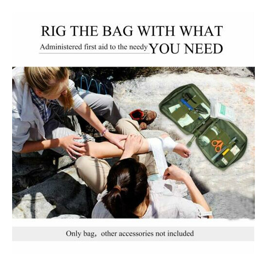 Tactical First Aid Kit Bag Medical Molle EMT Emergency Survival Pouch Outdoor US {32}