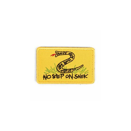 No Step On Snek Morale Patch 100% Embroidered 3" x 2 Hook and Loop Fast Ship {1}