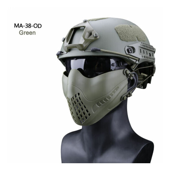 WoSporT Tactical Protective Mask Dual-Mode Headband System M07 Navigator Mask {14}