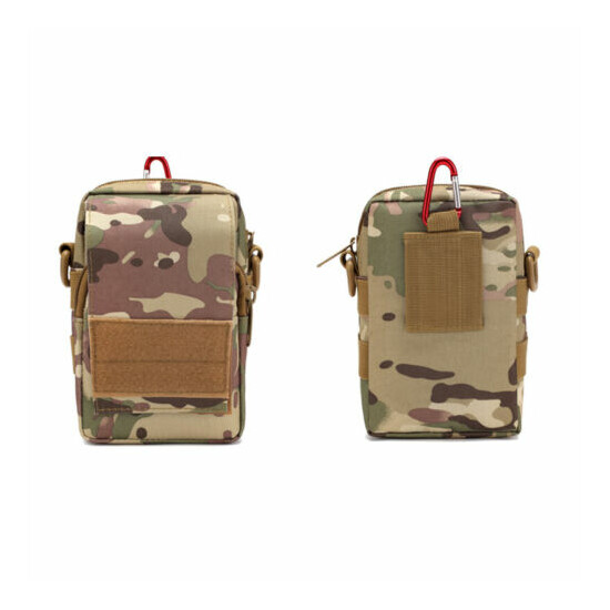 Tactical Molle Pouch EDC Belt Waist Fanny Military Waist Bags Pack Bag Pocket {12}